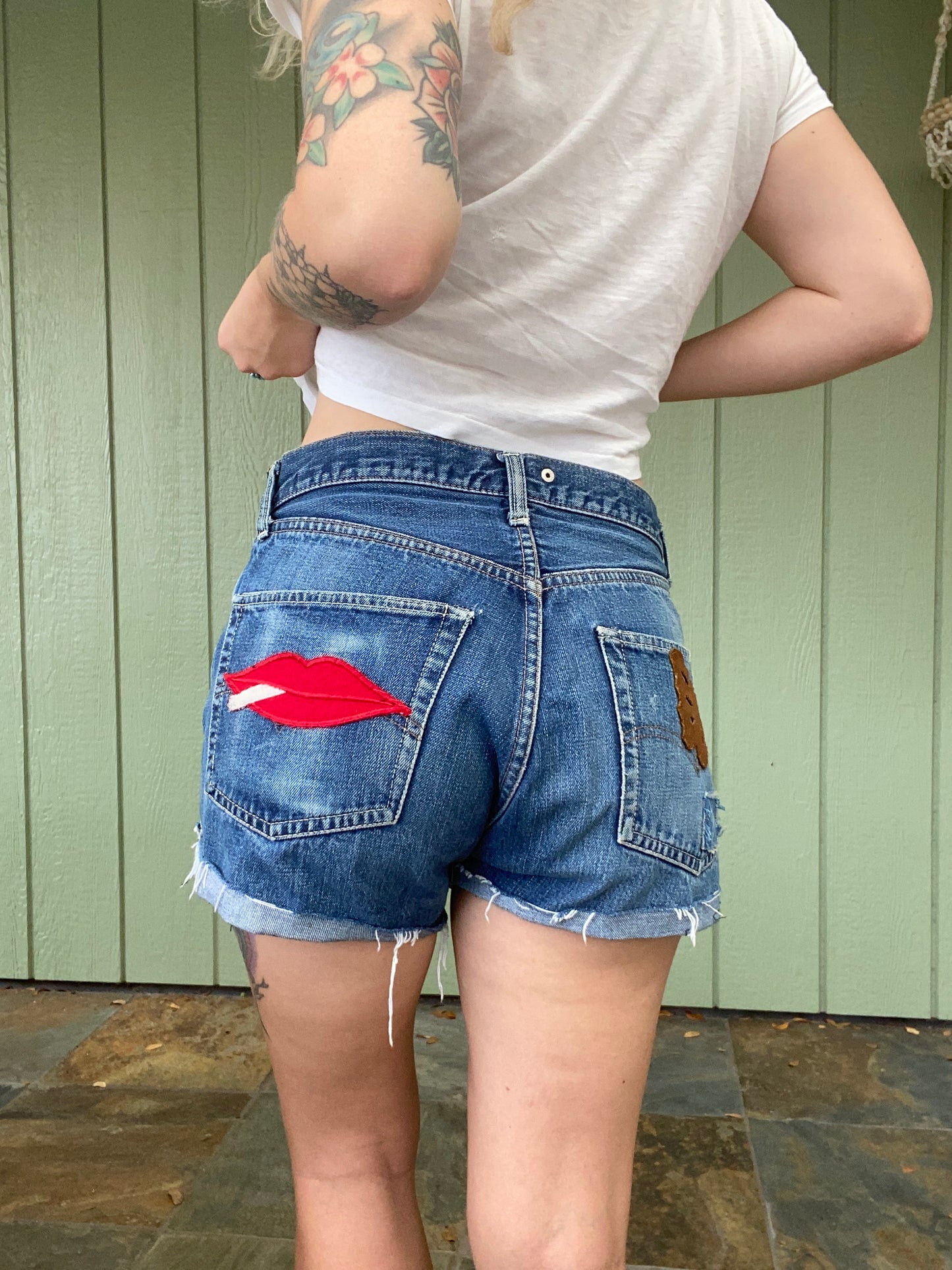 1960s Selvedge Levi’s cut off shorts