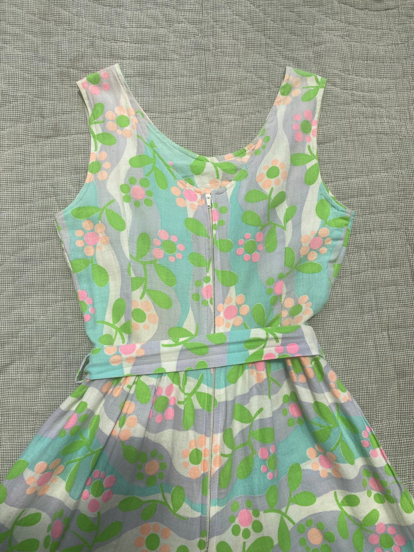 60s/70s Floral Palazzo Jumpsuit