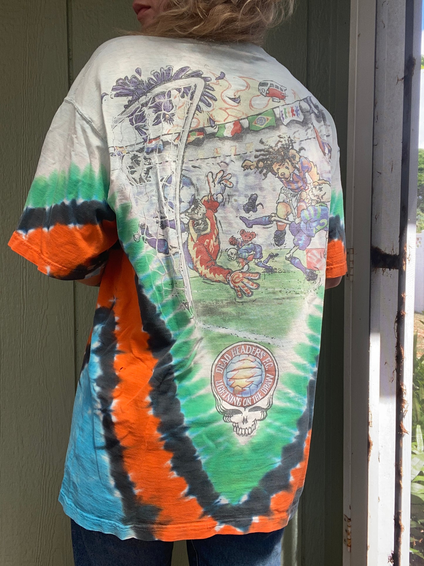 1997 Grateful Dead Tye Dye Soccer Shirt