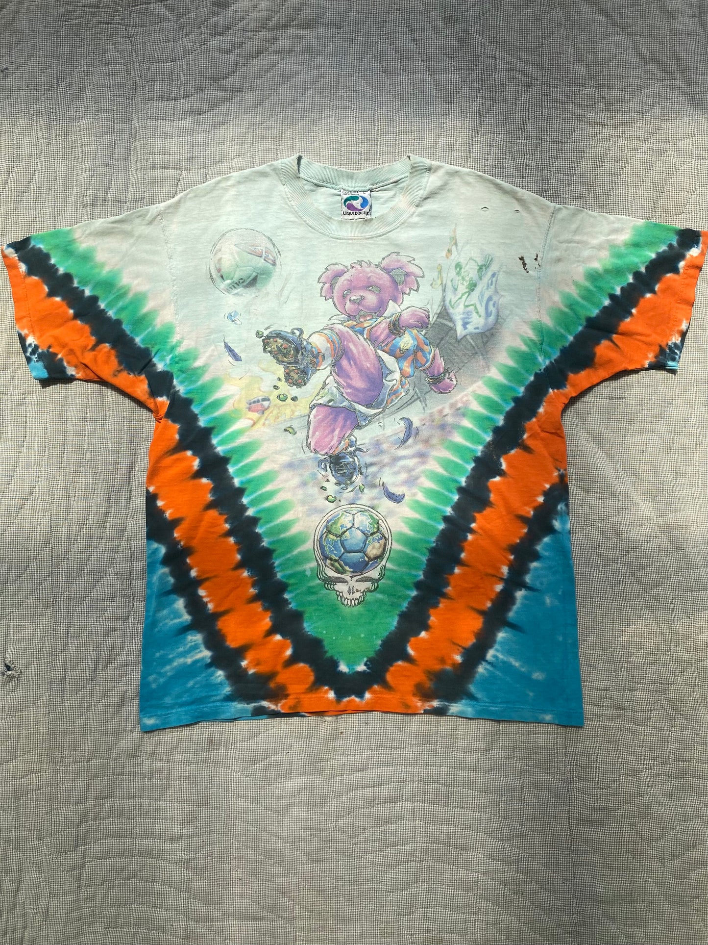 1997 Grateful Dead Tye Dye Soccer Shirt