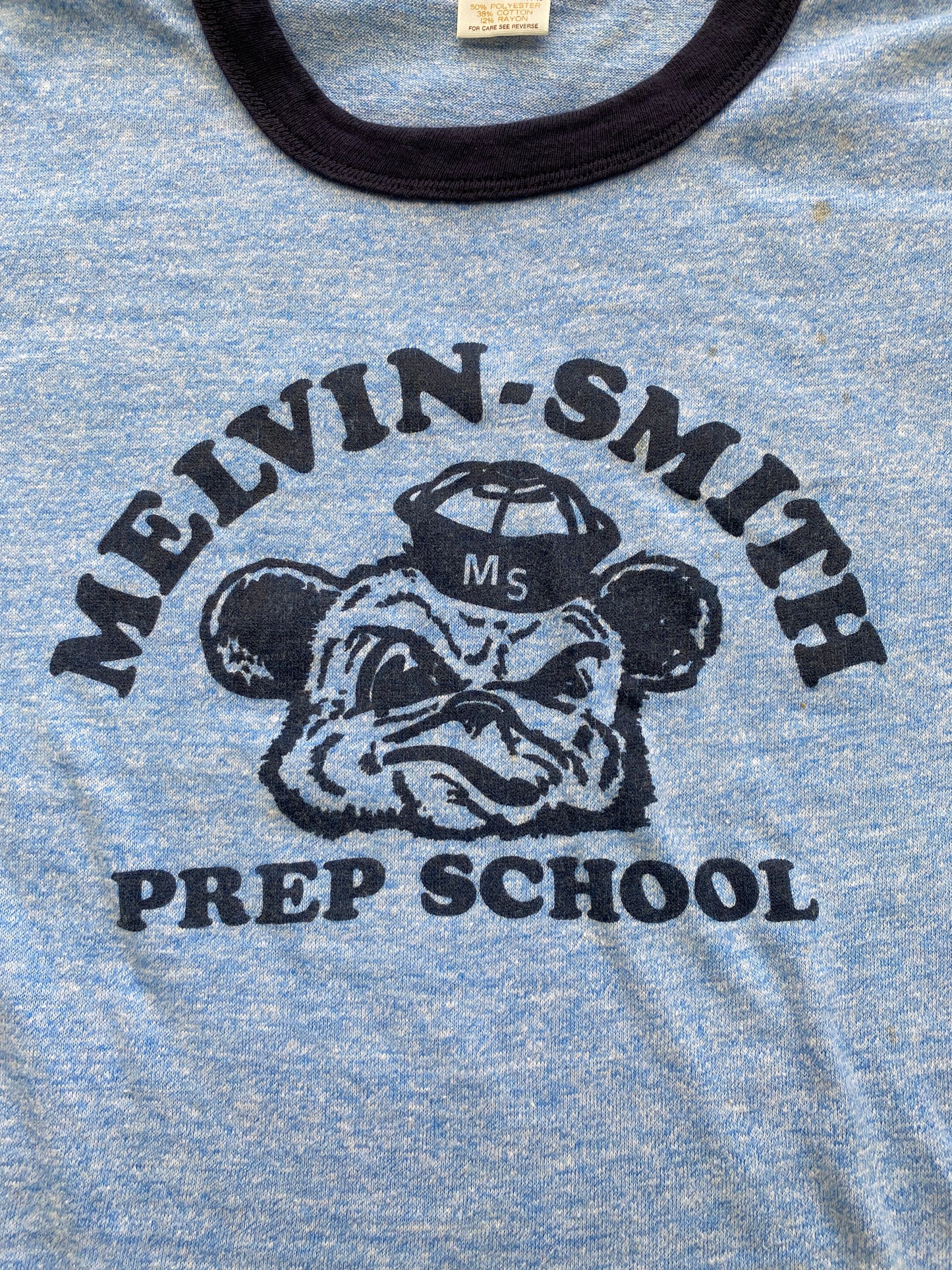 1970s Melvin-Smith Prep School Ringer Tee