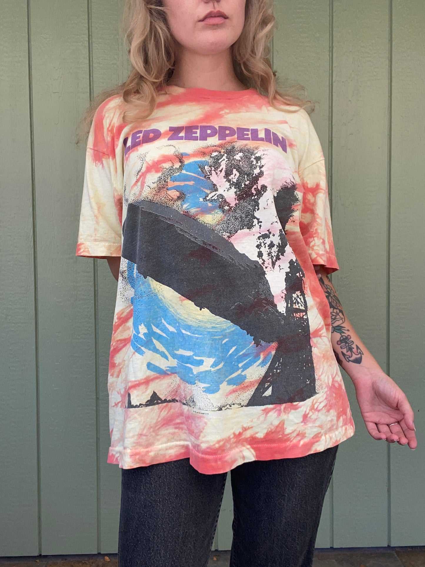 1990 Led Zeppelin Tye Dye Tee