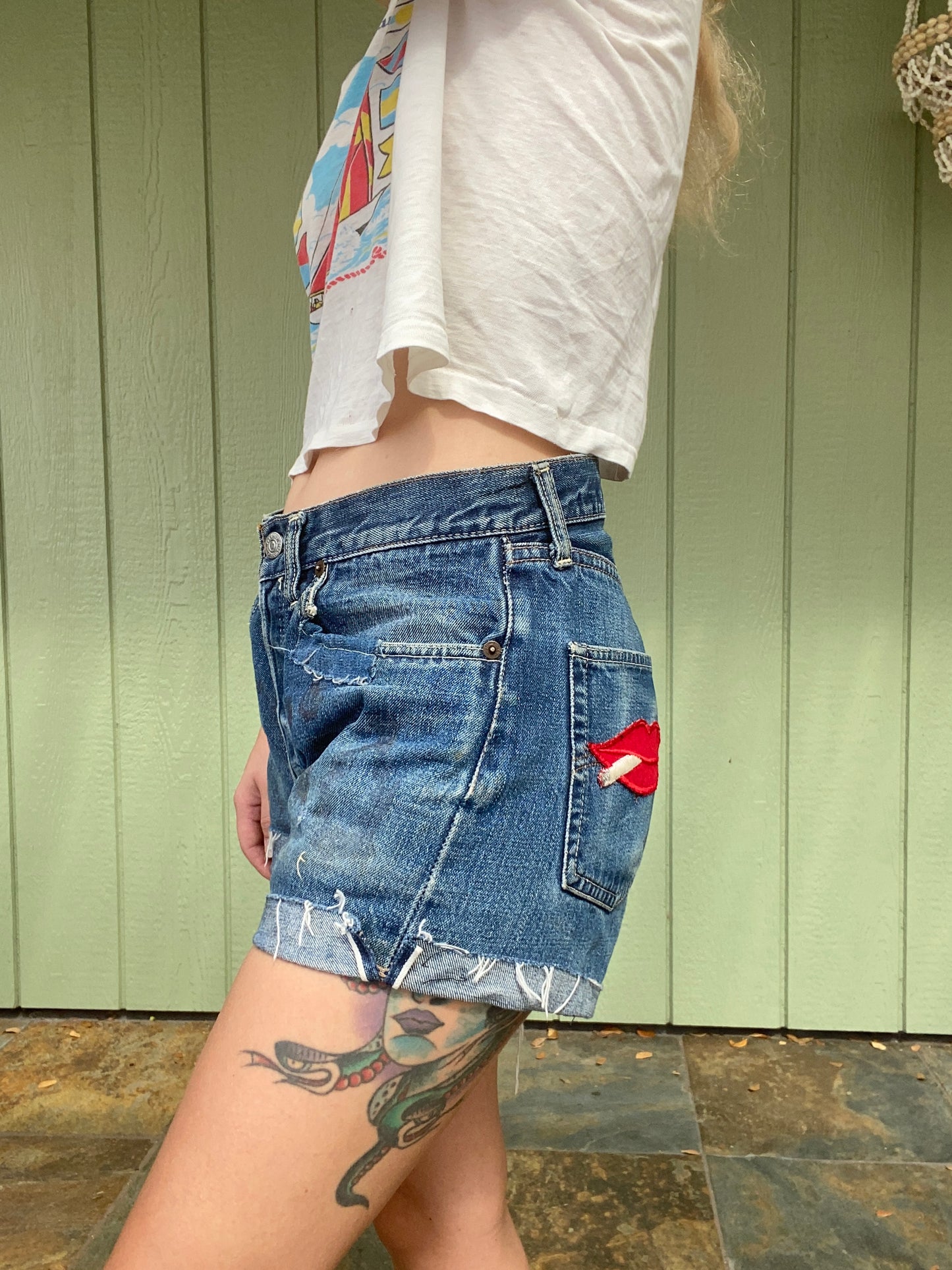 1960s Selvedge Levi’s cut off shorts