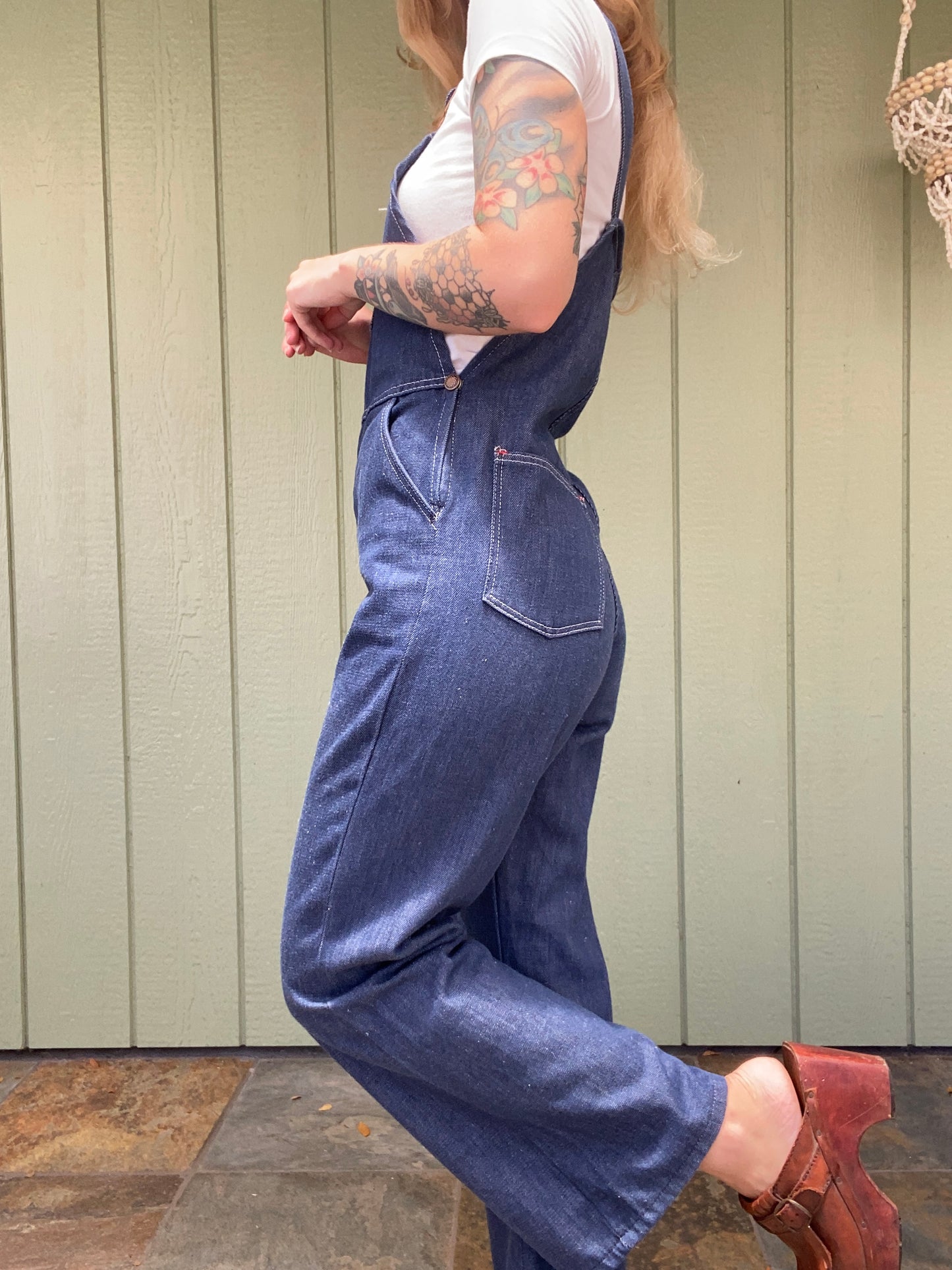 1970s JCPenney Bob Overalls Jumpsuit