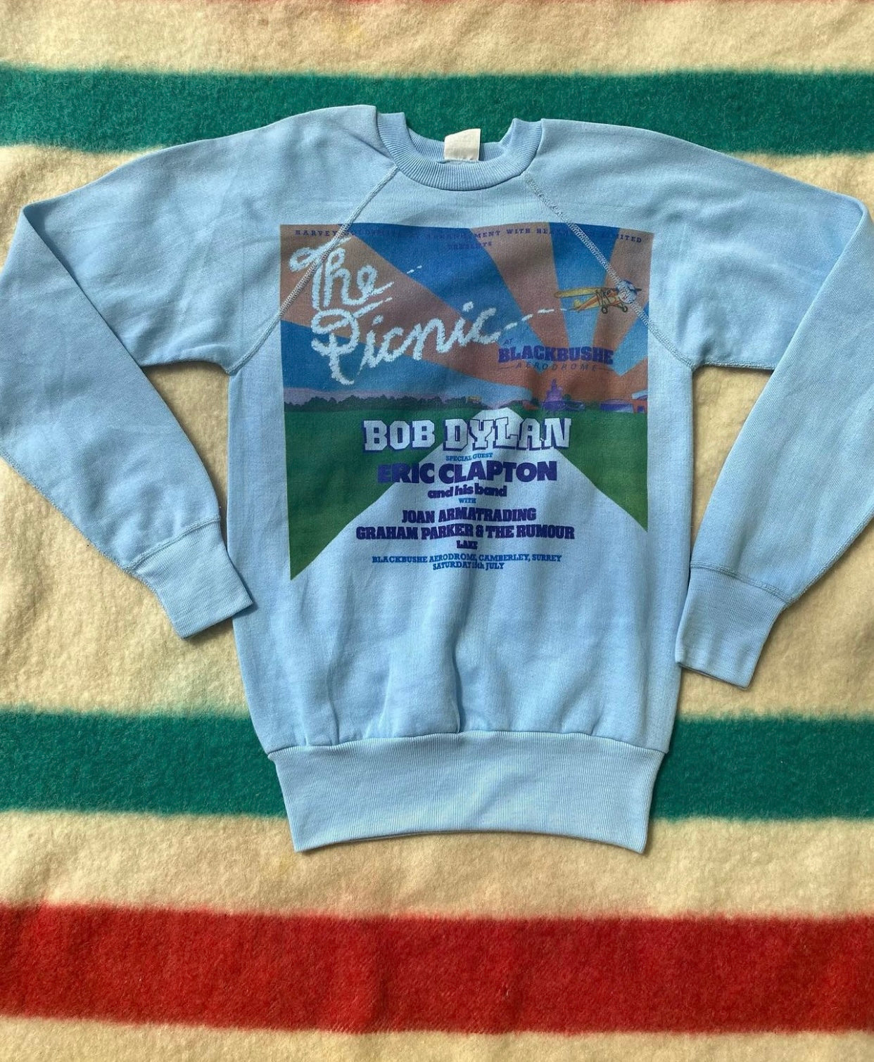 1978 The Picnic at Blackbushe concert sweatshirt