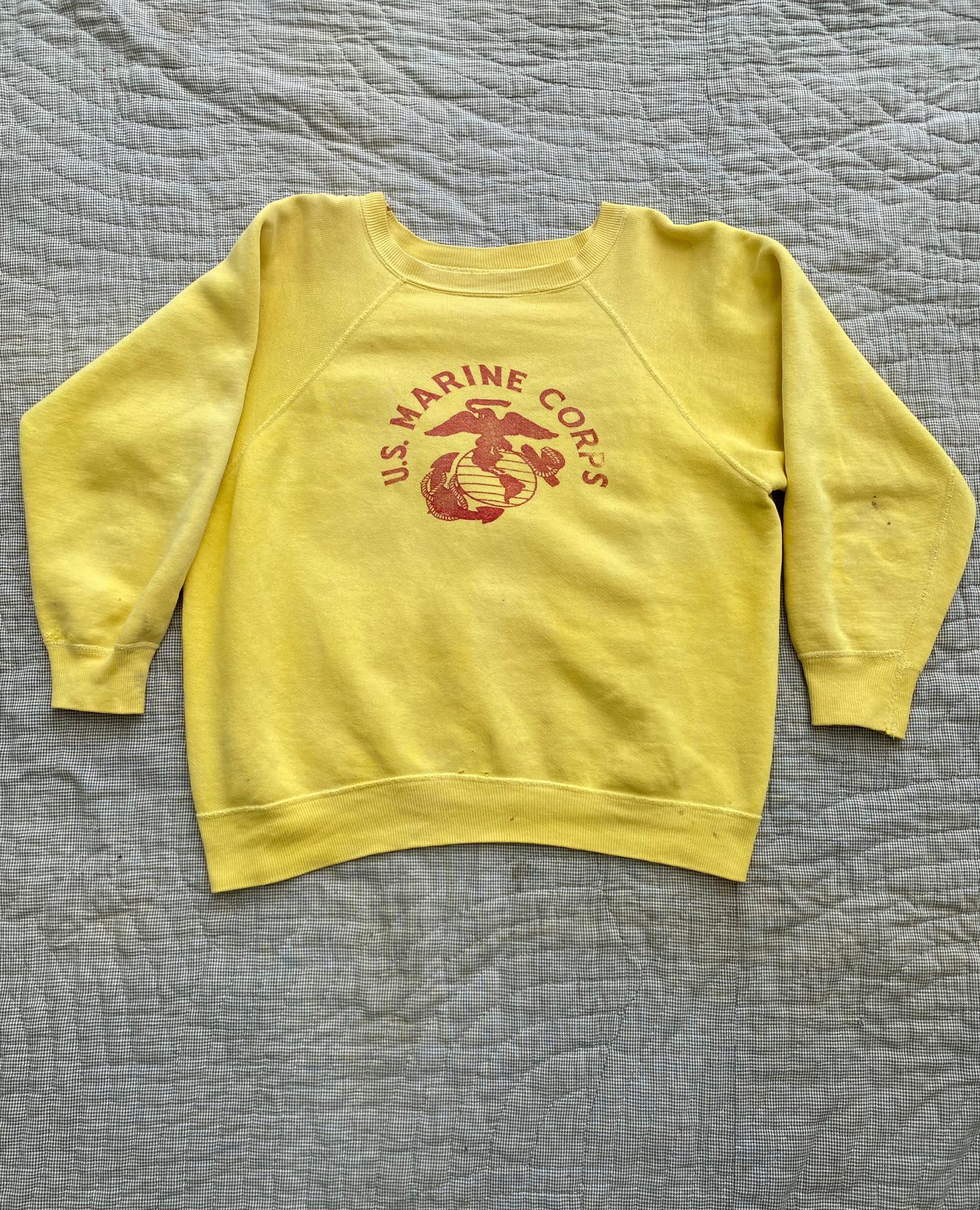 1960s Stenciled USMC Sweatshirt