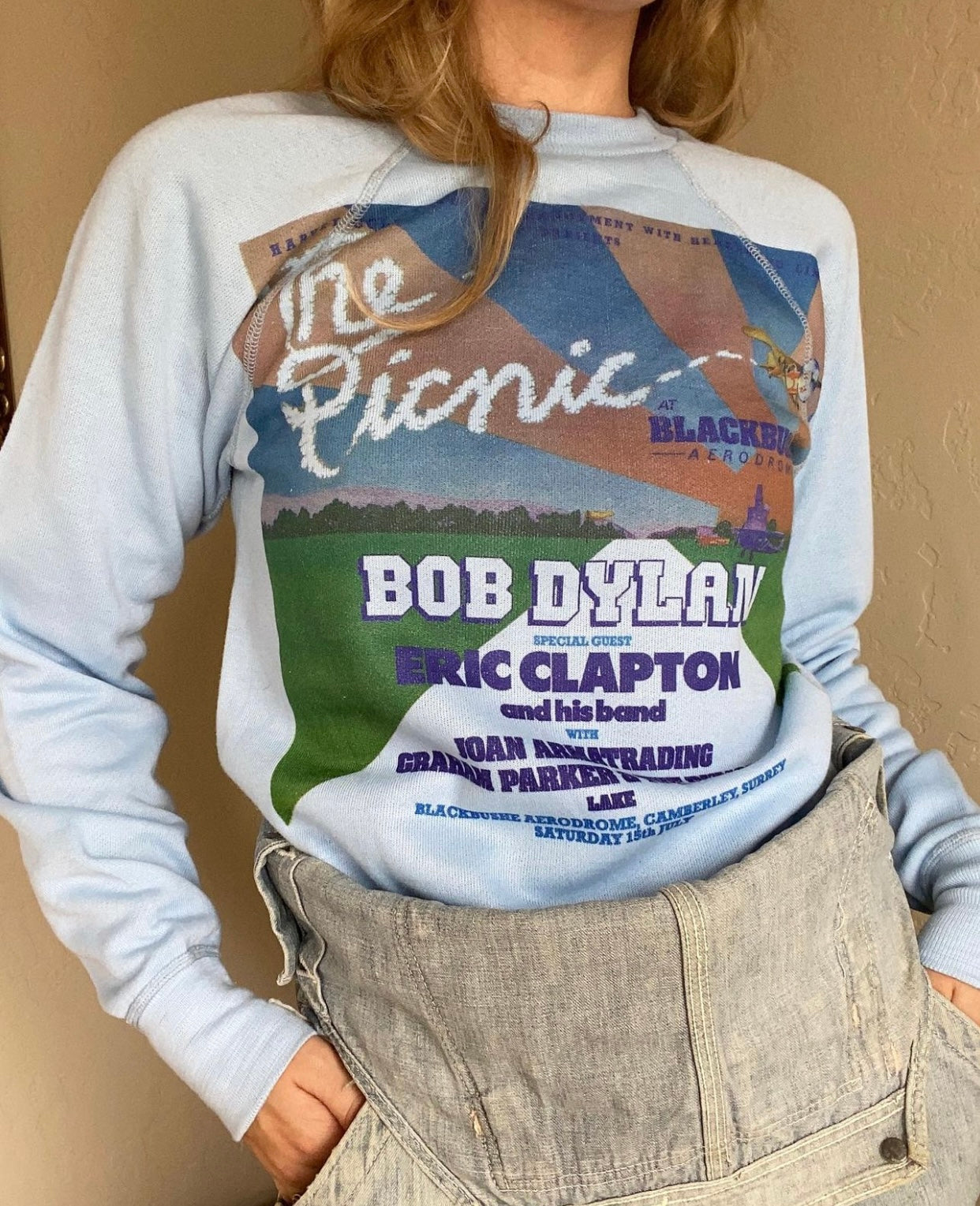 1978 The Picnic at Blackbushe concert sweatshirt