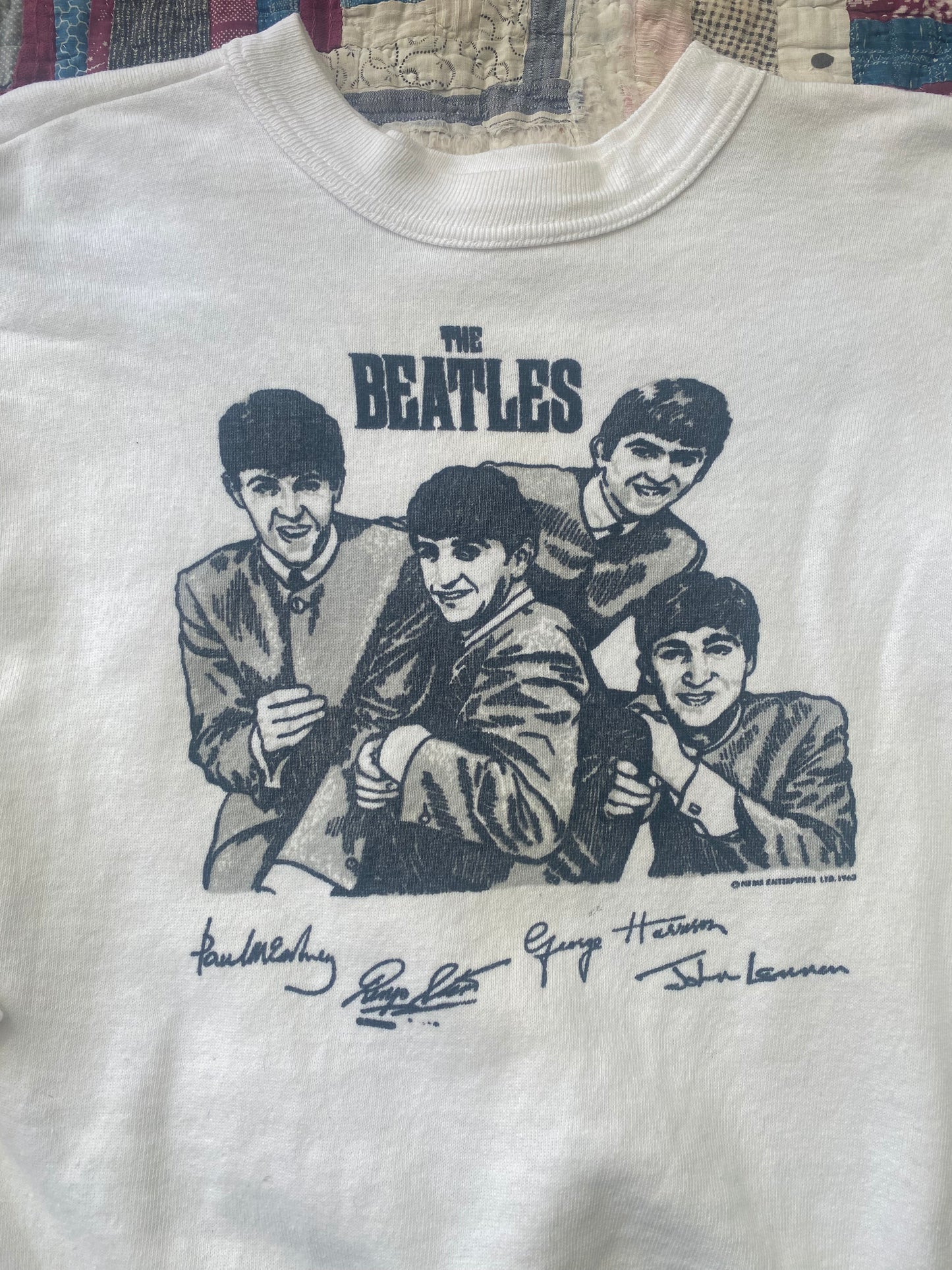 1963 Nems Enterprises The Beatles sweatshirt