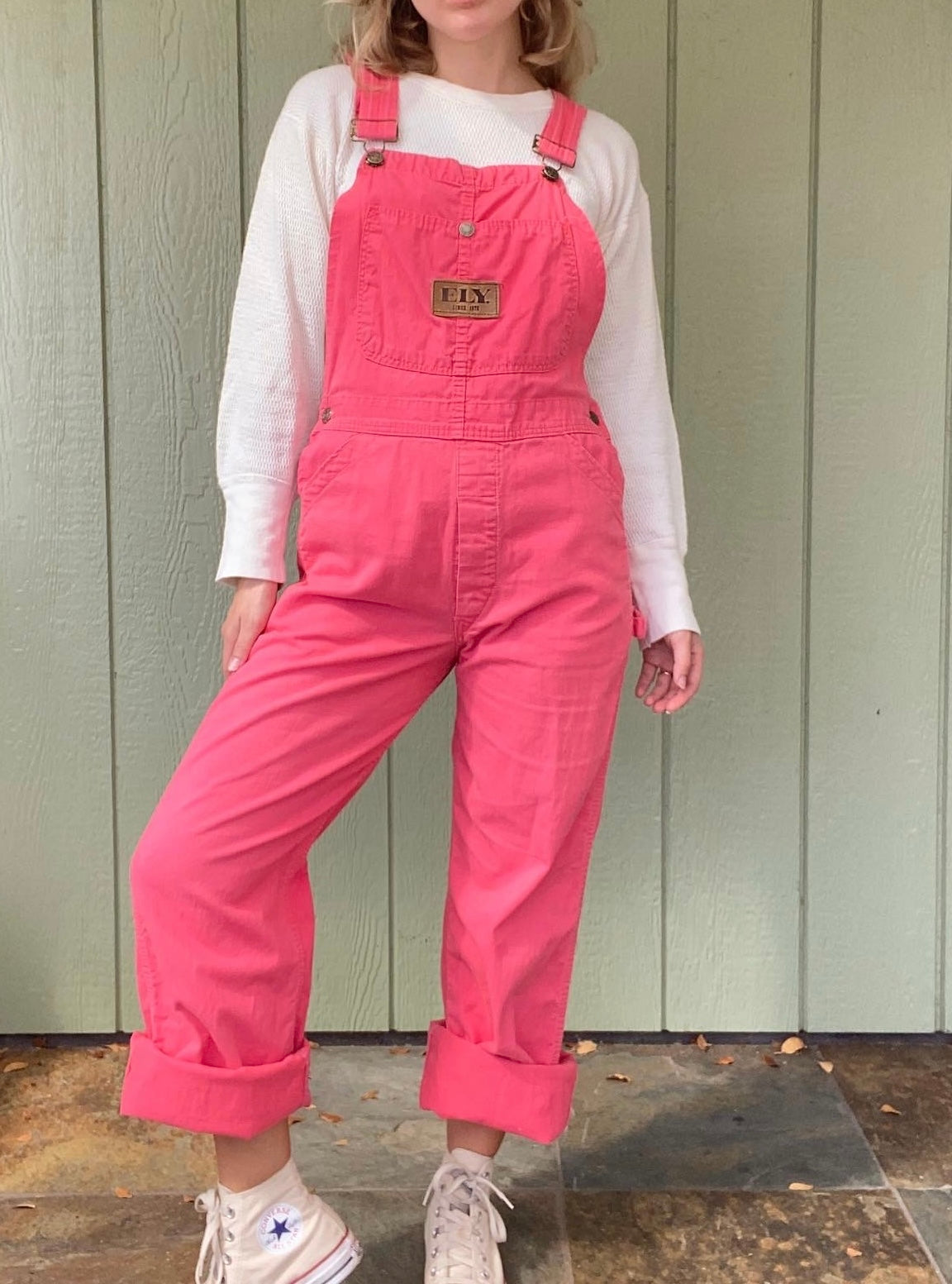 1960s Pink Ely Overalls