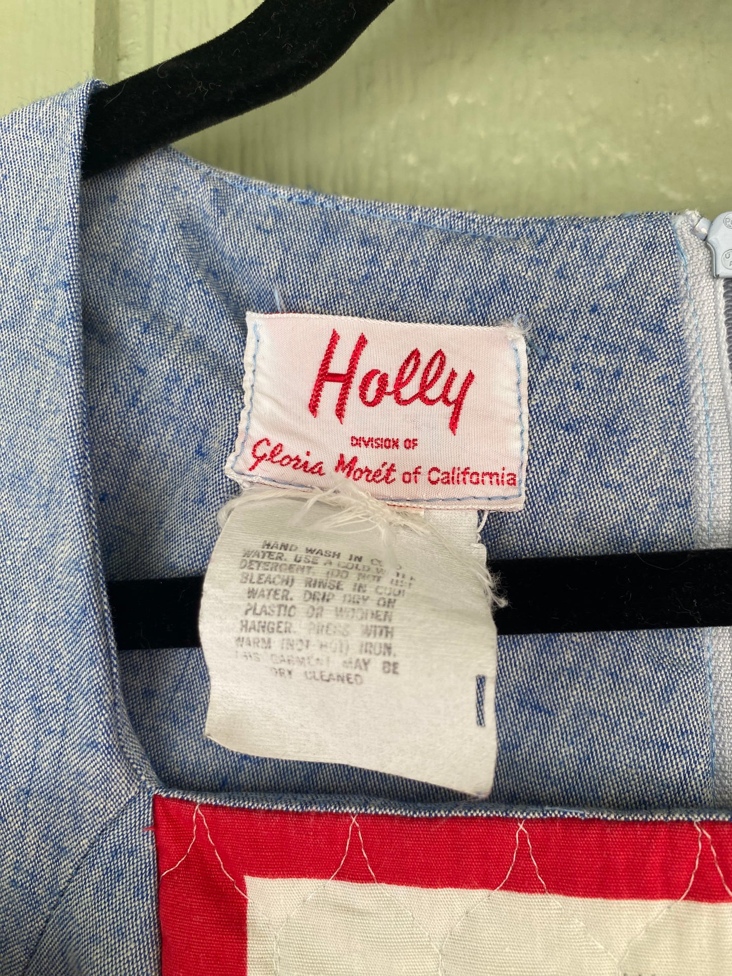 Holly’s Gloria Morét of California Dresden Plate Quilt Dress