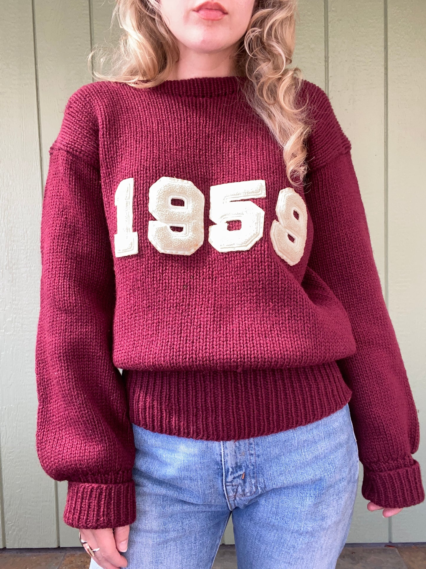 1959 Wool Varsity sweater