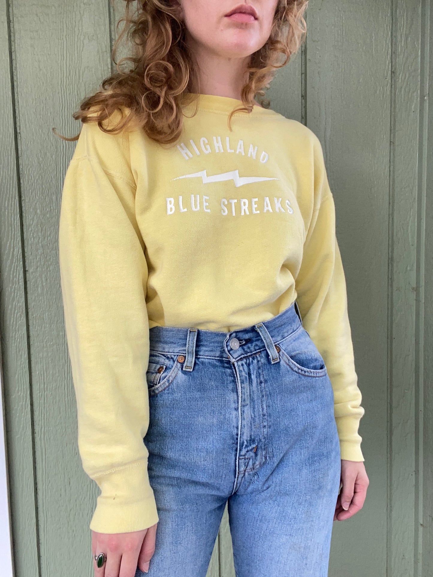 1950’s Highland Blue Streaks sweatshirt