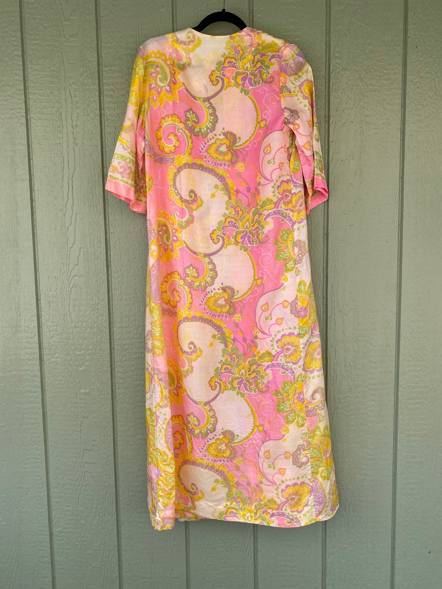 1960s Lounge Craft Dress with attached Duster