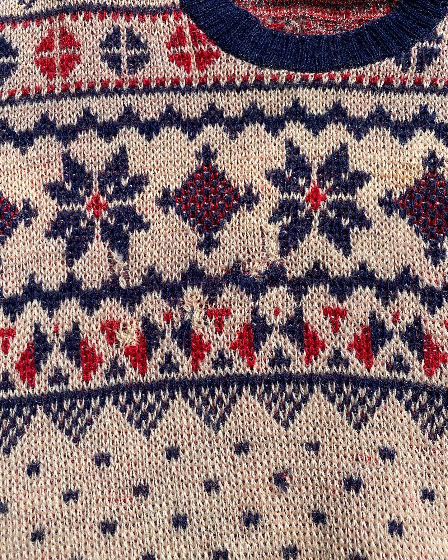 40s Jantzen snowflake sweater