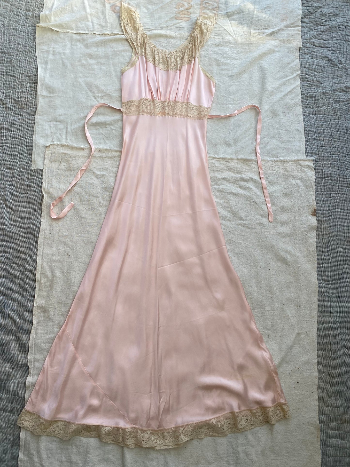 1940s Wonder Maid Lingerie gown