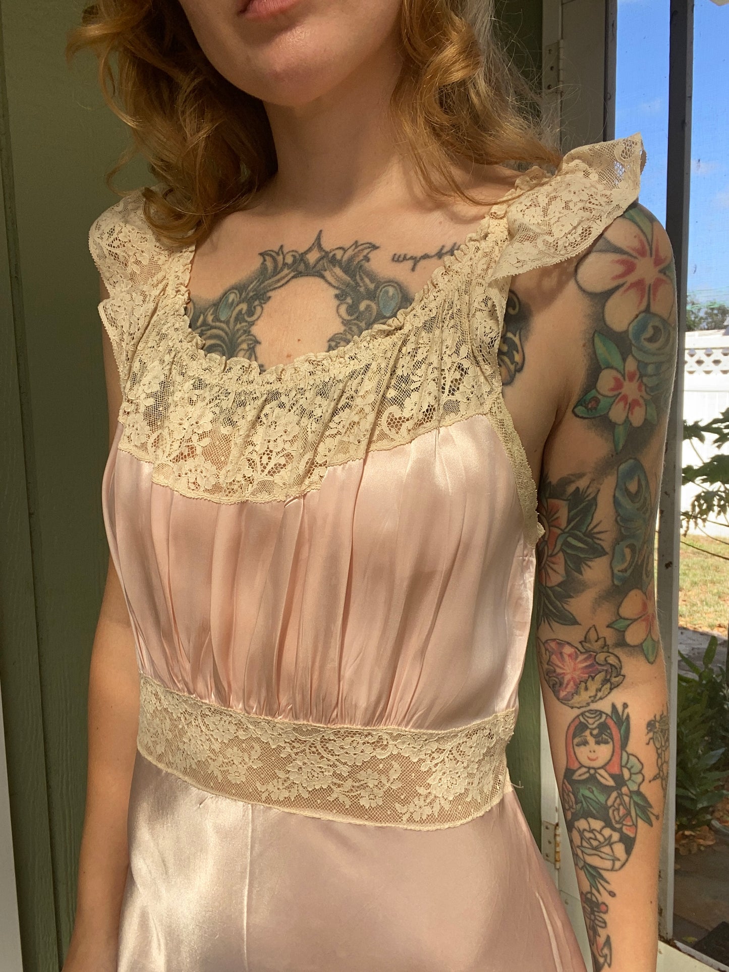 1940s Wonder Maid Lingerie gown