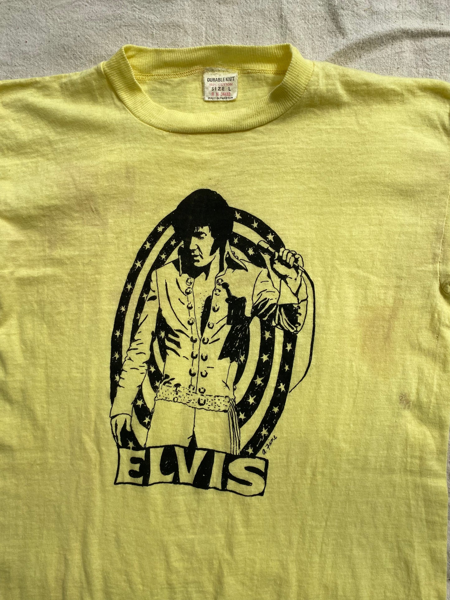 1970s Elvis t shirt #8