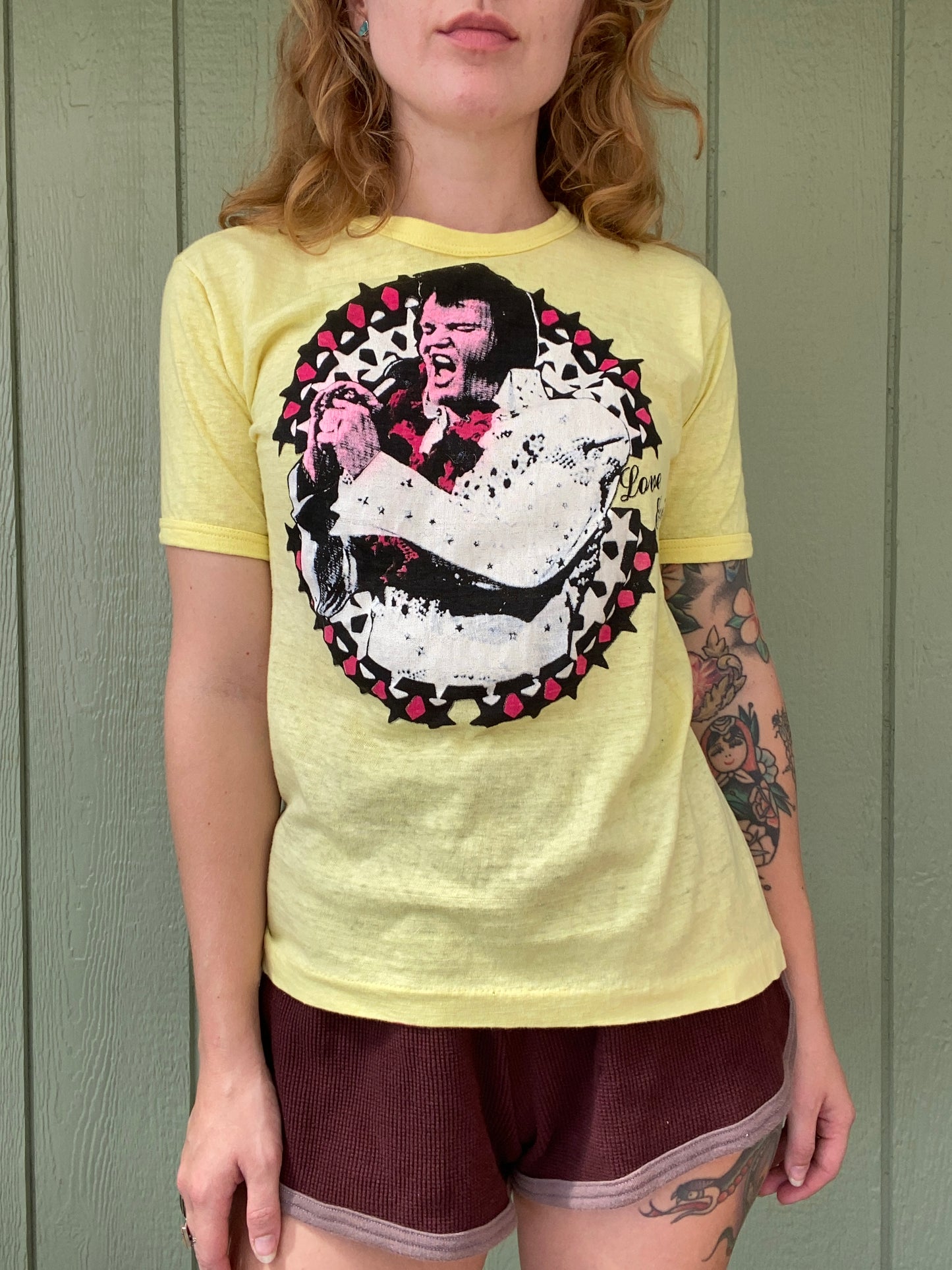 1970s Love Elvis t shirt #1