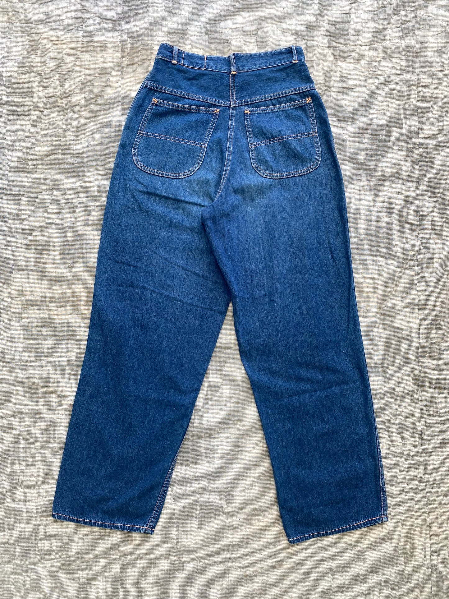 1950s Pay Master side zip jeans