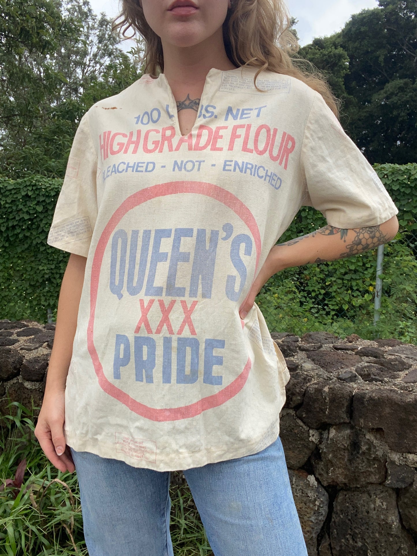 Queen’s Pride Flour Sack Blouse