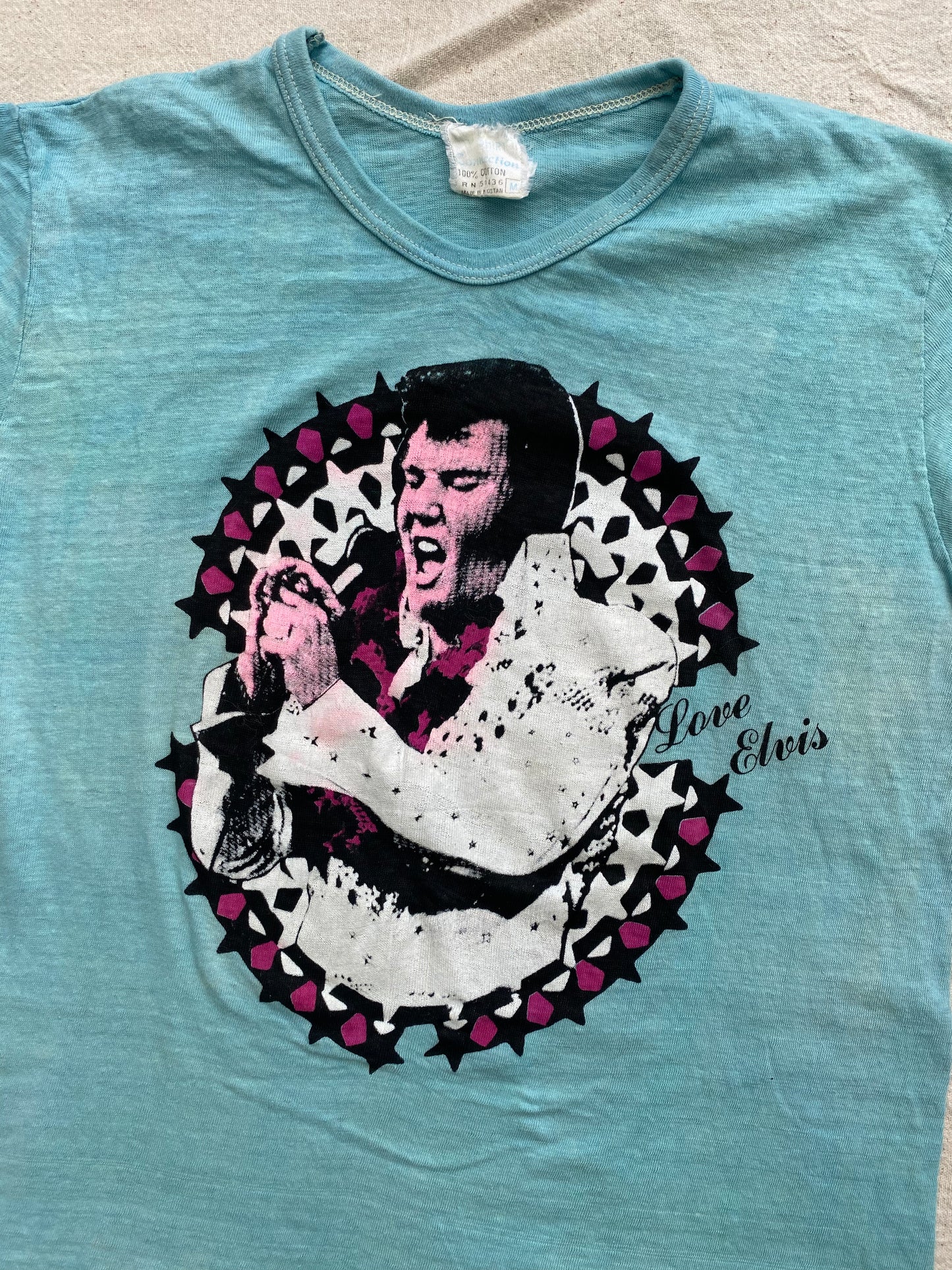 1970s Love Elvis t shirt #4