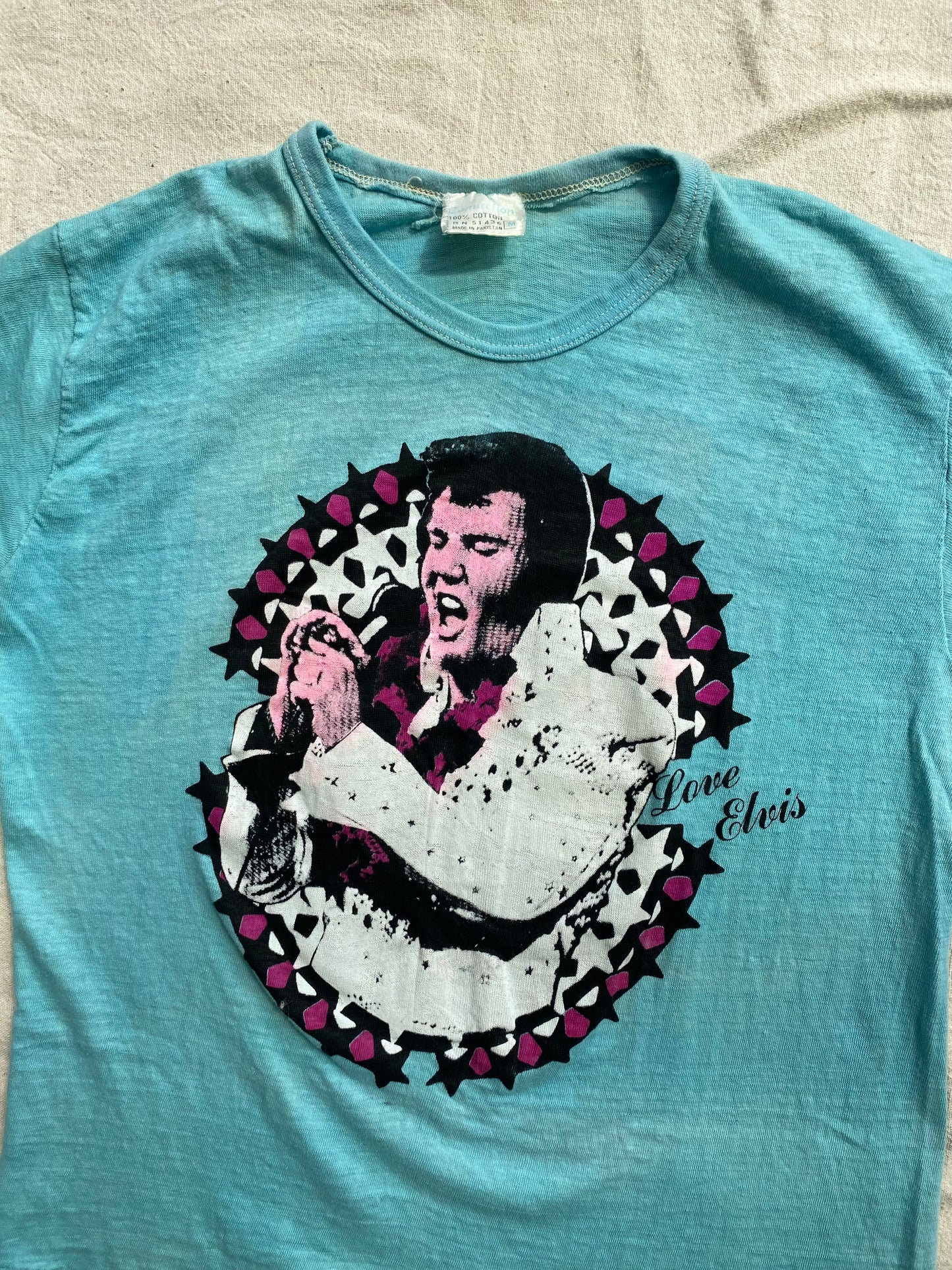 1970s Love Elvis t shirt #7