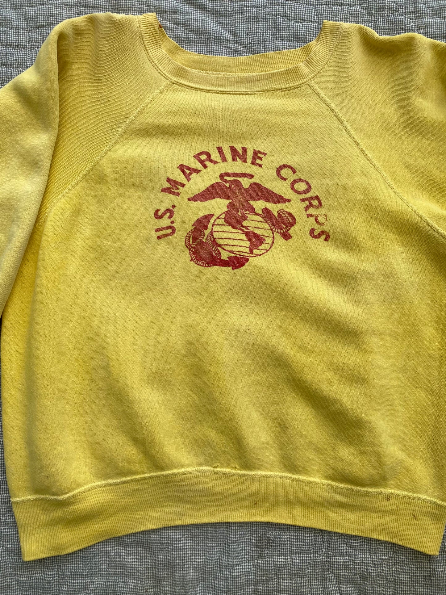 1960s Stenciled USMC Sweatshirt