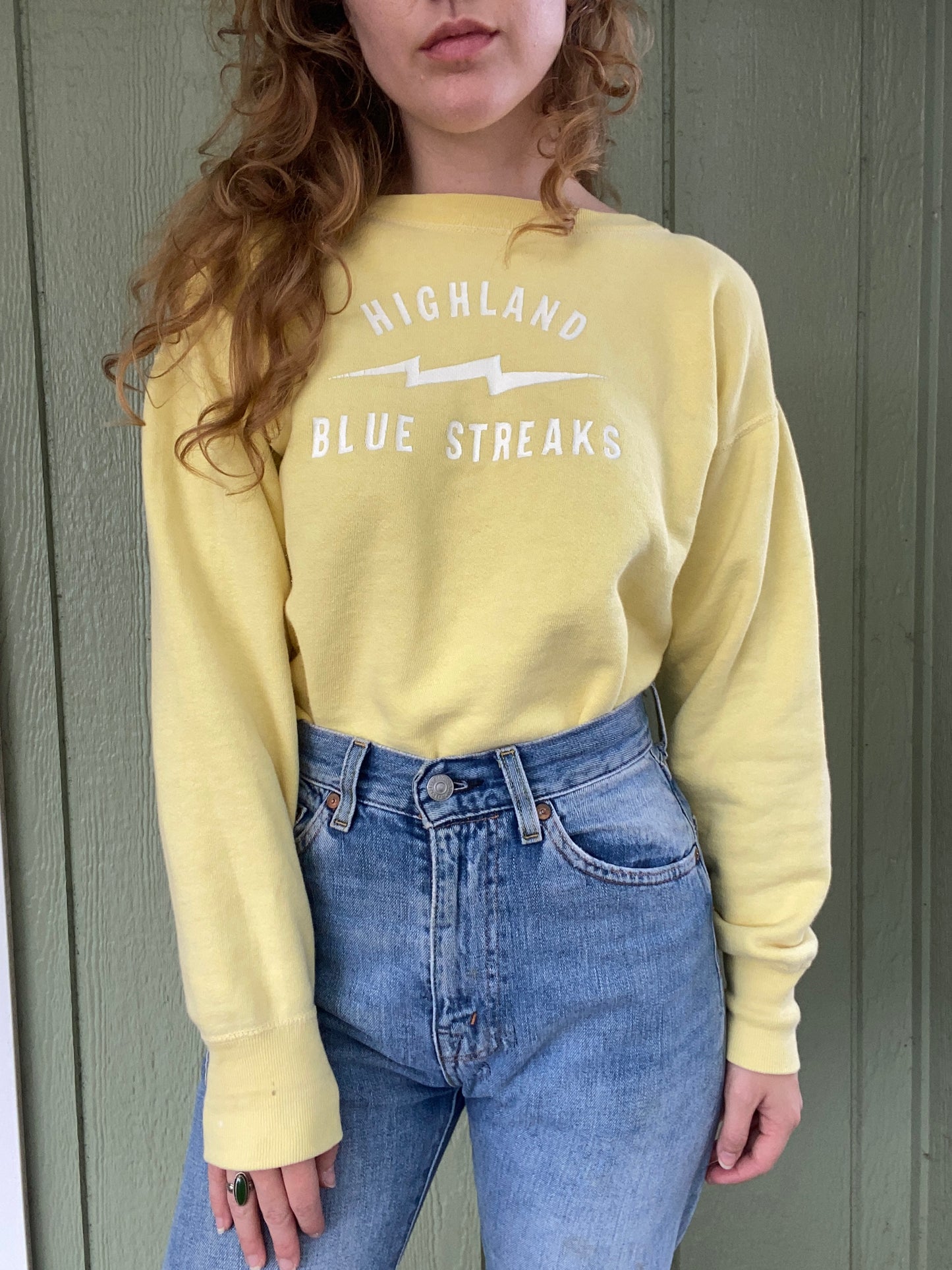 1950’s Highland Blue Streaks sweatshirt