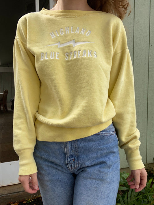 1950’s Highland Blue Streaks sweatshirt