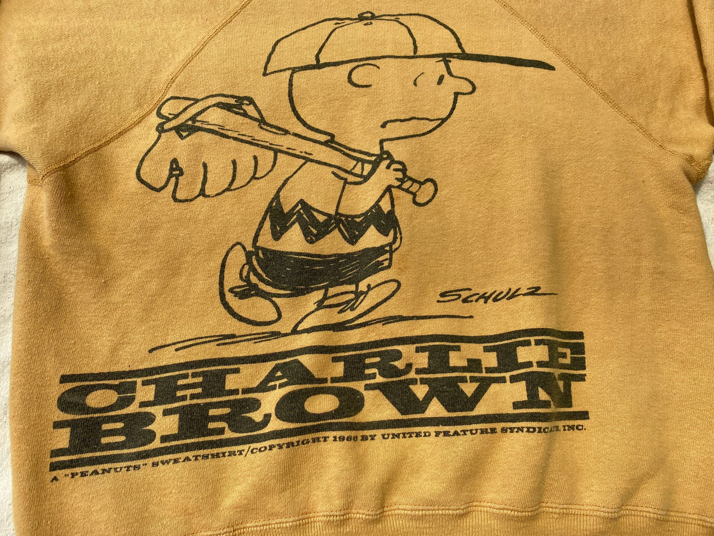 1960s Schulz Peanuts, Charlie Brown Sweatshirt